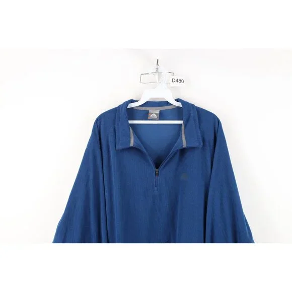 Vintage Nike ACG Mens 2XL XXL Travis Scott Mini Swoosh Half Zip Fleece Sweater - Picture 2 of 10